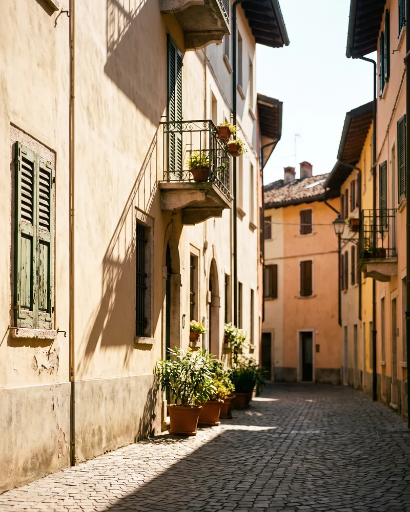 Scorcio del centro storico di Peschiera del Garda